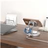 iCAN 3-in-1 360° Rotating 15W Wireless Foldable Charger with RGB Light(Open Box)