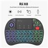 Rii X8 Mini 2,4 GHz sans fil/Bluetooth avec clavier à tactile et écran