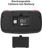 Rii i4 (Dual Model) Mini Bluetooth Keyboard with Touch-pad and 2.4G USB Dongle, Rechargeable Li-ion Battery.(Open Box)