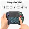 Rii X8 Mini 2,4 GHz sans fil/Bluetooth avec clavier à tactile et écran