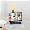 iCAN 5" Portable Mini LED Selfie Ring Light，3 Color Modes