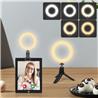 iCAN 5'' Adjustable Selfie Ring Light with Clip，5 Color Modes(Open Box)
