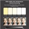 Lampe de vidéoconférence portable à LED iCAN 80 pour selfies(Open Box)