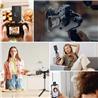 Lampe de vidéoconférence portable à LED iCAN 80 pour selfies(Open Box)
