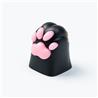 Keychron Silicone Kitty Paw Aluminum Alloy Artisan Keycap-Black