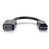 daptateur convertisseur C2G DisplayPort mâle vers HDMI femelle (noir) - 8 pouces