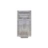 iCAN RJ45 Cat6 / Cat5 50u Connector Plugs, 25 Pcs