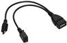 iCAN USB2.0 OTG A Female - Micro B Male Dongle - 5"(Open Box)