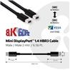 CLUB 3D Mini DisplayPort 1.4 Male to Mini DisplayPort Male Cable, 2m