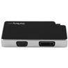daptateur StarTech Travel A/V : USB-C 3 en 1 vers VGA, DVI ou HDMI - 4K (CDPVGDVHDB) | -Adaptateur 3 en 1 - USB-C vers VGA, ...