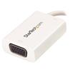 StarTech USB-C to VGA Video Adapter with USB Power Delivery - 1920 x 1200 - White (CDP2VGAUCPW)