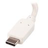 StarTech USB-C to VGA Video Adapter with USB Power Delivery - 1920 x 1200 - White (CDP2VGAUCPW)
