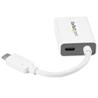 StarTech USB-C to VGA Video Adapter with USB Power Delivery - 1920 x 1200 - White (CDP2VGAUCPW)