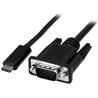 âble adaptateur StarTech USB-C vers VGA - 1 m (3 pi - 1920x1200 (CDP2VGAMM1MB) | - Réduisez l^encombrement avec un câble ada...