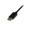 StarTech DisplayPort to DVI Active Adapter Converter Cable - DP to DVI 1920x1200 - Black 6ft (DP2DVIMM6BS)