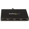 épartiteur multi-moniteur StarTech DisplayPort vers DisplayPort - Concentrateur MST 4 ports (MSTDP124DP