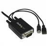 âble adaptateur StarTech Mini DisplayPort vers VGA avec audio - 6 pi (2 m) (MDP2VGAAMM2M
