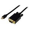 StarTech Câble convertisseur adaptateur Mini DisplayPort vers VGA de 4,5 m mDP vers VGA 1920 x 1200 - Noir (MDP2VGAMM15B) | ...