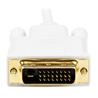 StarTech Câble convertisseur adaptateur Mini DisplayPort vers DVI de 3 m Mini DP vers DVI 1920 x 1200 - Blanc (MDP2DVIMM10W)