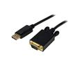 StarTech Câble convertisseur adaptateur DisplayPort vers VGA 15 pi DP vers VGA 1920 x 1200 - Noir (DP2VGAMM15B) | -Conversio...