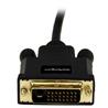 StarTech Câble convertisseur adaptateur Mini DisplayPort vers DVI de 3 m Mini DP vers DVI 1920 x 1200 - Noir (MDP2DVIMM10B) ...