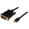 StarTech Câble convertisseur adaptateur Mini DisplayPort vers DVI de 3 m Mini DP vers DVI 1920 x 1200 - Noir (MDP2DVIMM10B) ...
