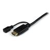 StarTech 6 ft HDMI to VGA Active Converter Cable - HDMI to VGA Adapter - 1920x1200 or 1080p (HD2VGAMM6)