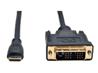 Adaptateur de moniteur numérique TRIPP LITE Mini HDMI vers DVI