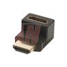 Adaptateur iCAN HDMI vers HDMI, angle droit 270°, mâle vers femelle