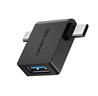Adaptateur UGREEN 30453 Micro USB+ USB-C vers USB 3.0, noir