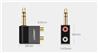 UGREEN AV147 6.35mm Male to 2RCA Female Adapter, Black