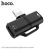 HOCO Adaptateur Double Charge et Audio Lightning, Noir(Open Box)