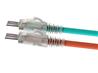 iCAN Cat6 UTP EZ pass through Gold-plated RJ45 plug, 100 Packs