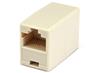 MONOPRICE 8P8C RJ45 Straight Inline Coupler, Beige