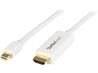 STARTECH Câble Convertisseur Mini DisplayPort vers HDMI (Blanc) - 3 pi