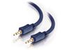 C2G Velocity Stereo Audio Cable, 6ft (Blue)