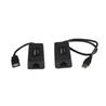 StarTech (USB110EXT2) - Extendeur Ethernet 1 port RJ45 vers USb 4 broches sur Cat5/Cat6 - Jusqu'à 131 pi