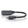Cables To Go 8in Mini DisplayPort Male to HDMI Female Adapter Converter | Black (54313)