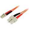 StarTech Multimode 50/125 Duplex Fiber Patch Cable LC - SC - LC Male Network - SC Male Network - 10m (50FIBLCSC10)