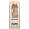 iCAN MFi Type-A Male to Lightning Male Cable, 5V/2.4A, 6ft