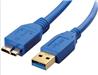 iCAN USB3.0 A Male to MicroB Male 5Gbps 24/28AWG Cable - 3 ft.