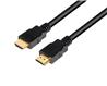 iCAN HDMI 26AWG avec Ethernet, 3D, couleur 4K jusqu'à 60 ips, audio Dolby Atmos, plaqué or, M/M, 40 pieds, noir
