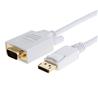 Câble iCAN Premium 28AWG, DisplayPort mâle vers VGA mâle, 6 pieds