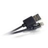 Cables To Go - Câble de chargement et de synchronisation mâle USB A vers mâle Lightning - 1 m (3.3 pied) - Noir (35499)