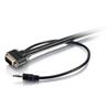 Cables to Go - Câble audio/vidéo mâle/mâle VGA + 3,5mm stéréo - Certifié CMG - 6 pieds (50225)