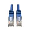 Tripp Lite Câble Moulé sans Accroc Cat5e 350MHz (Bleu) - 25 pi | N002-025-BL
