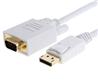 Câble iCAN Premium 28AWG, DisplayPort mâle vers VGA mâle, 3 pieds