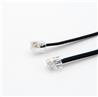 iCAN Telephone Cable with 6-Position 4-Contacts Reverse-wired, 7FT