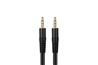 iCAN 3.5mm Stereo Audio Cable, Shielded, M/M, 25 FT, Black