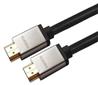 Câble iCAN Premium HDMI 2.0, HDR, 18Gps, Nylon Tressé, M/M, 5M, Noir